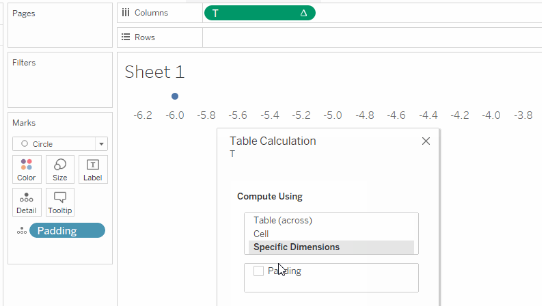 Create Sankey chart in Tableau Step 3 